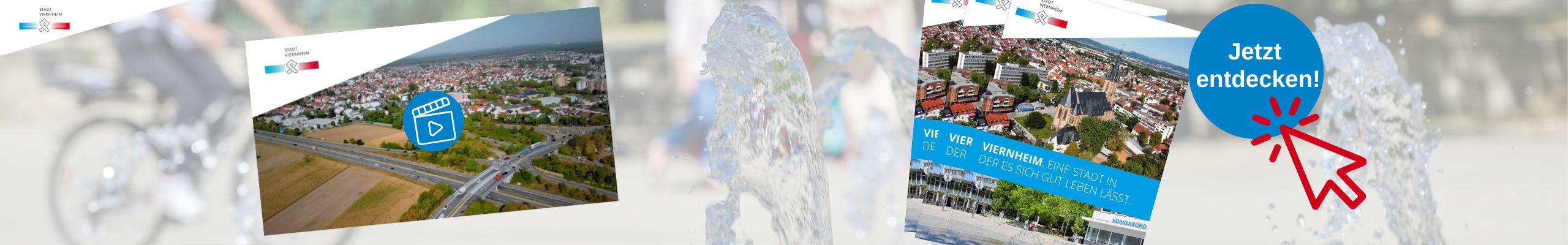 Hinweis auf Imagebroschüre und Imagefilm