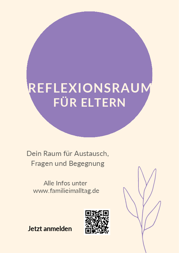 Flyer Reflexionsraum Flyer Reflexionsraum