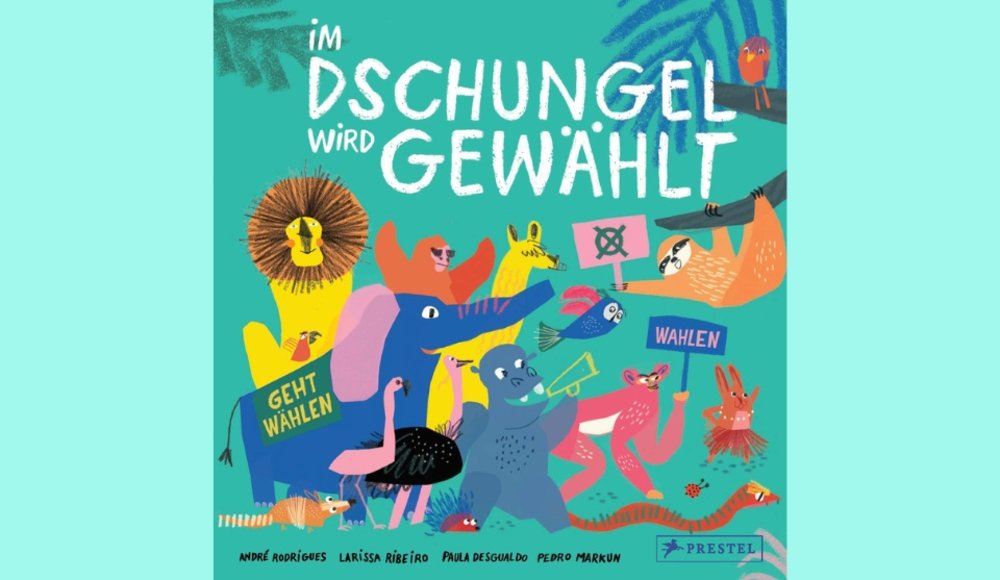 Cover: Das Bilderbuchkino „Im Dschungel wird gewählt“ vermittelt anschaulich, warum jede Stimme zählt.